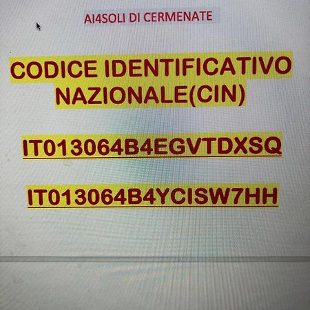 "Ai 4 Soli" Cermenate Luaran gambar